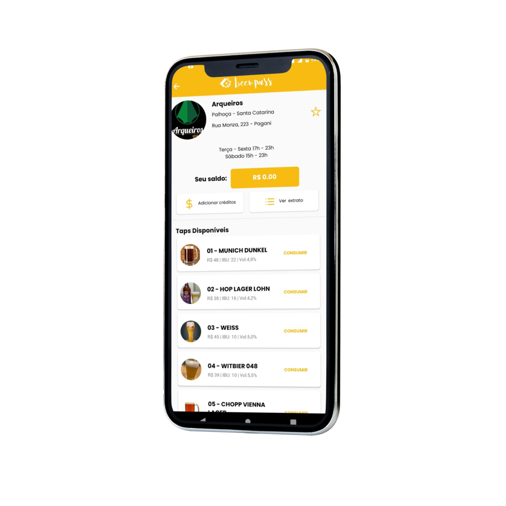 Aplicativo Beerpass